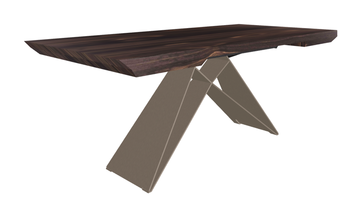 180-257×90×75h_Burned Oak_Titanium Embossed_Closed