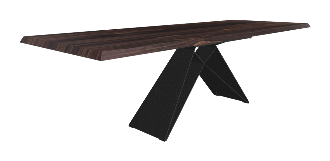 180-257×90×75h_Burned Oak_Black Embossed_Extended