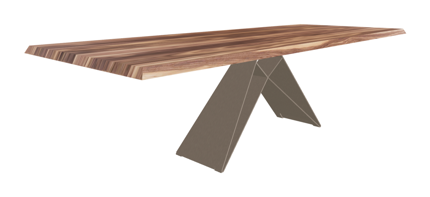 200-277×100×75h_Canaletto Walnut_Titanium Embossed_Extended
