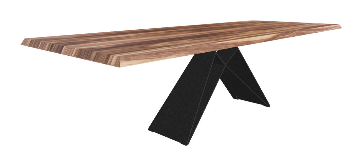 200-277×100×75h_Canaletto Walnut_Black Embossed_Extended