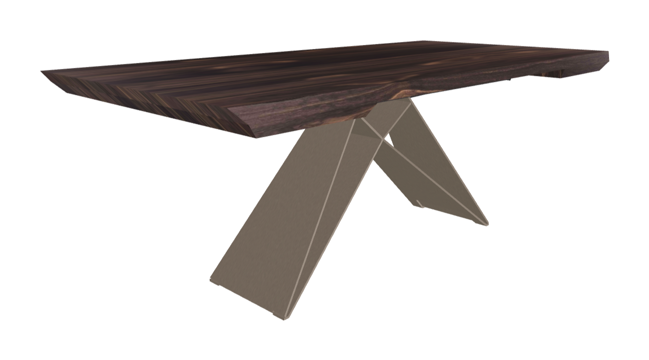200-277×100×75h_Burned Oak_Titanium Embossed_Closed