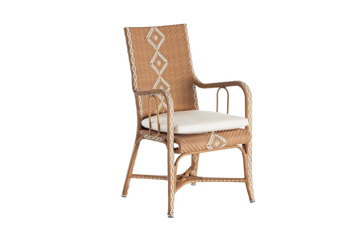 Charleston dining armchair with G1 Fabric