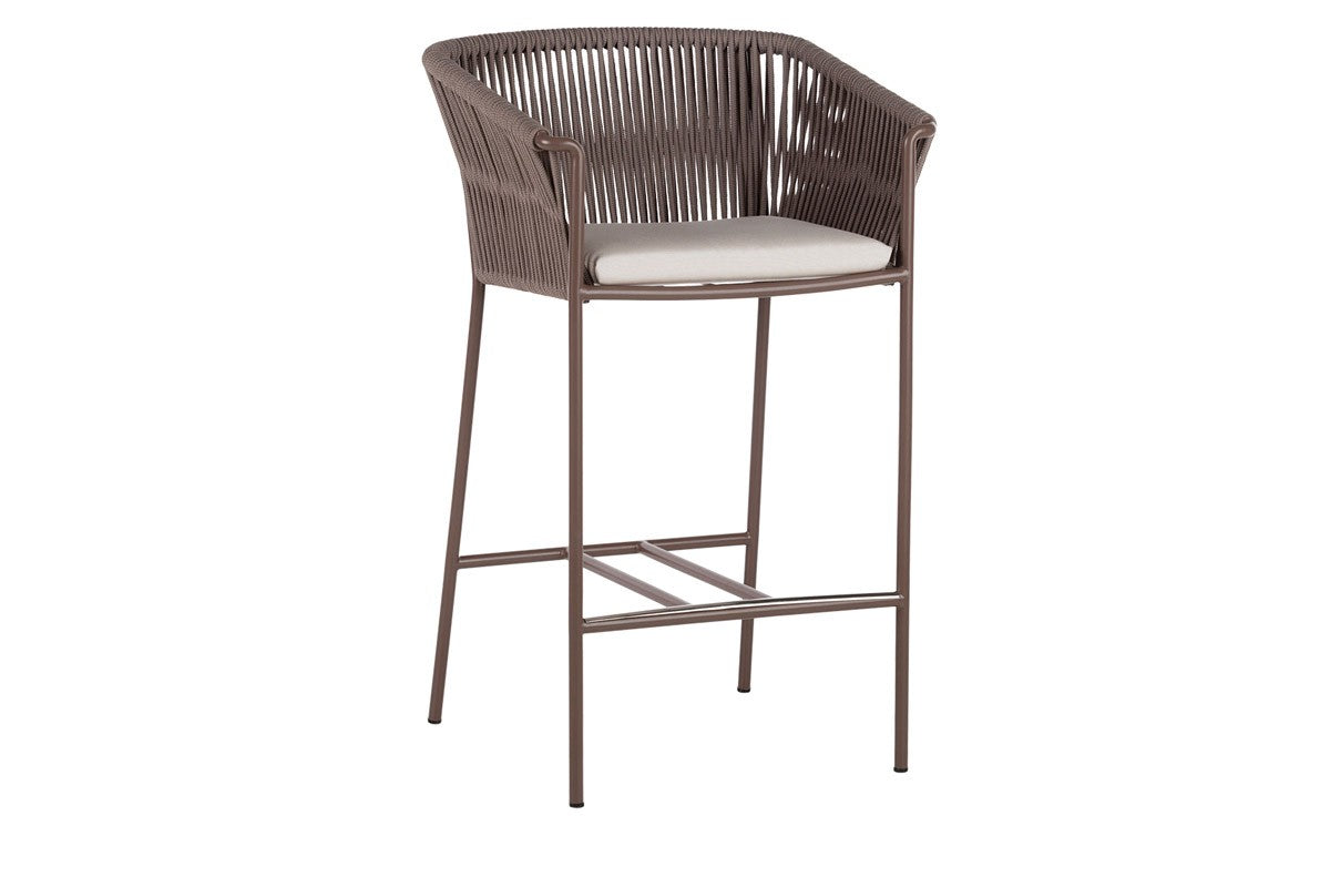 Weave bar stool 63 with G1 Fabric