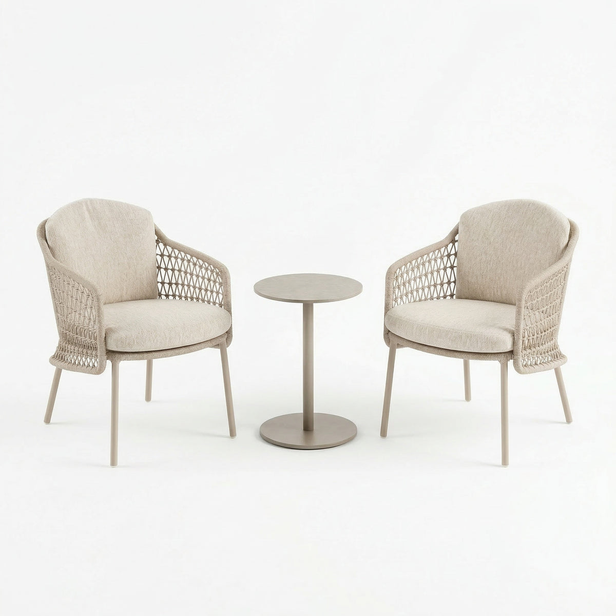 4 Seasons Outdoor Puccini 2 Seat - CPT60cm Round Ceramic Bistro Table