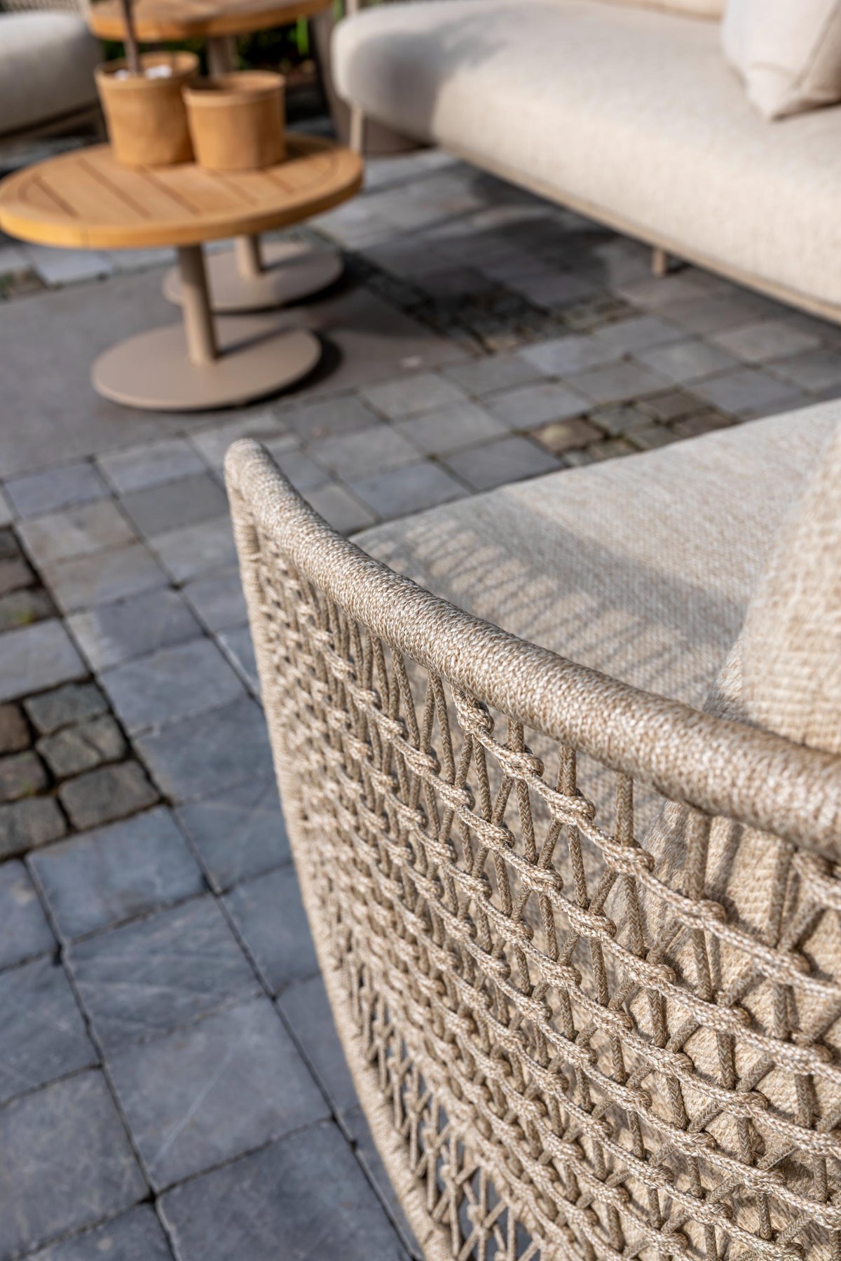 4 Seasons Outdoor Puccini 2 Seat - CPT60cm Round Ceramic Bistro Table