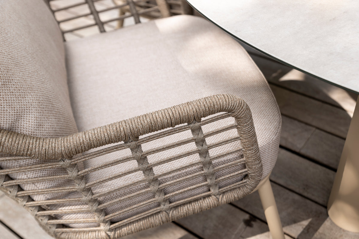 4 Seasons Outdoor Puglia 5 Seat Lounge with Coffee Tables