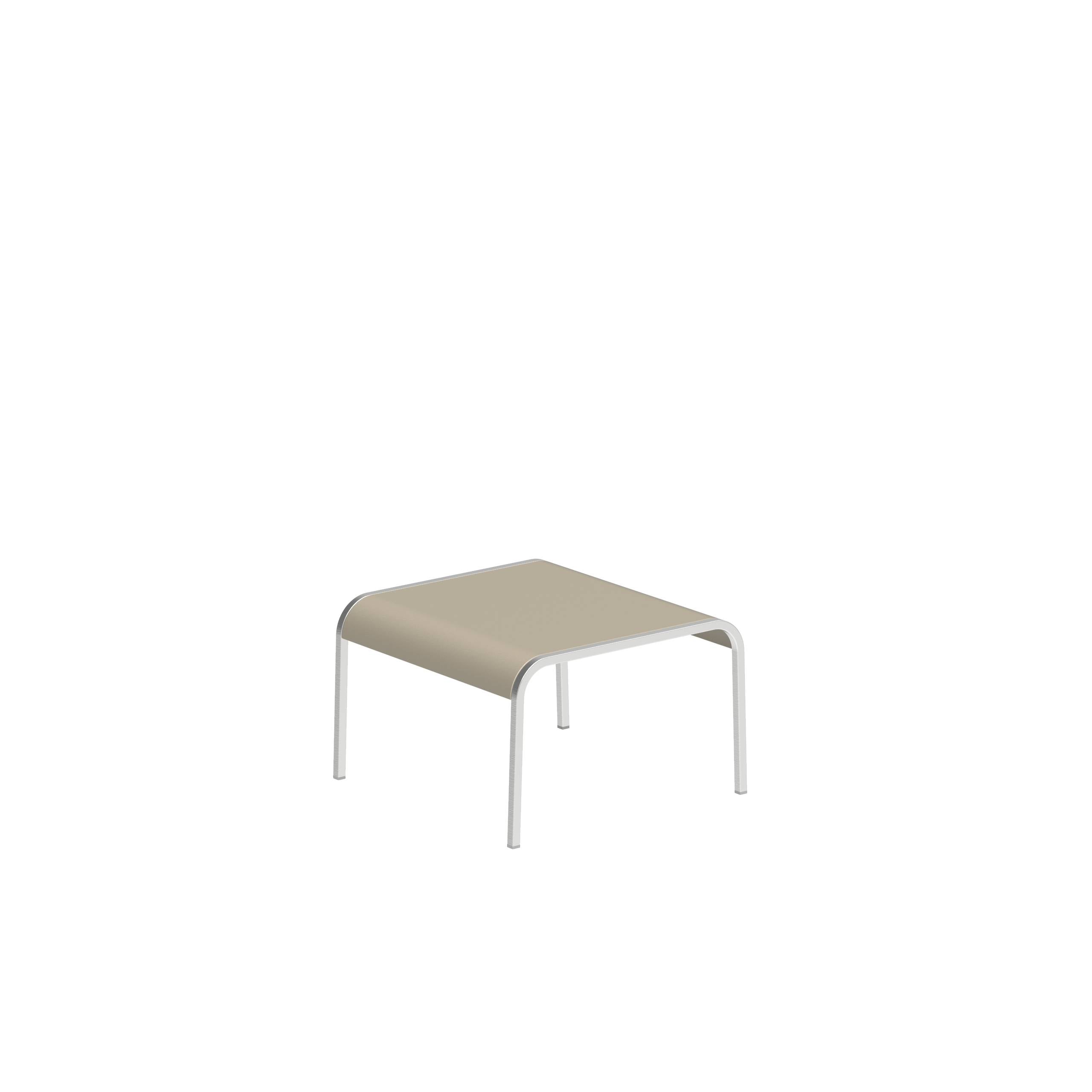 Qt50 Side Table 50x50cm With Alu Top Sand