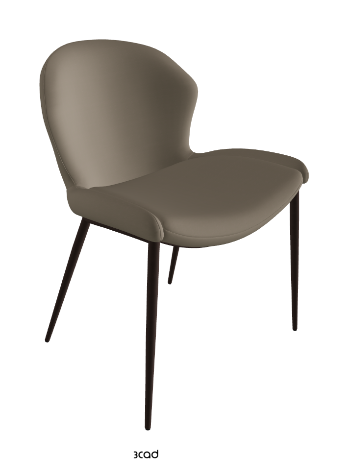 Rachel ML Dining Armchair_Bronze Embossed_Glove Soft Leather_Platoon