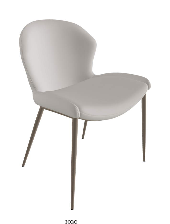 Rachel ML Dining Armchair_Titanium Embossed_Soft Leather_Dakota