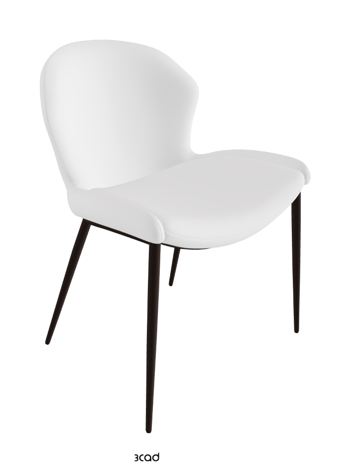 Rachel ML Dining Armchair_Bronze Embossed_Soft Leather_Bianco