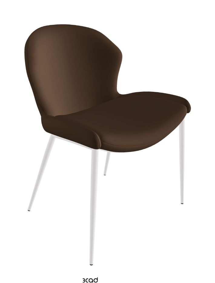 Rachel ML Dining Armchair_Pearl Embossed_Soft Leather_Biscotto