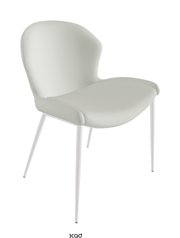 Rachel ML Dining Armchair_Pearl Embossed_Soft Leather_Artico