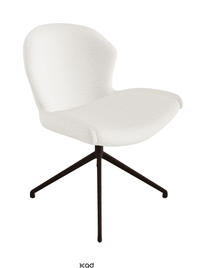 Cattelan Italia Rachel Turn Swivel Dining Armchair – Fabric