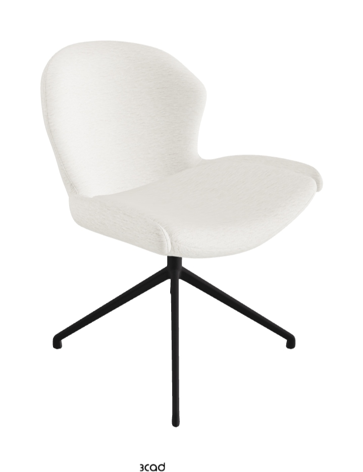 Cattelan Italia Rachel Turn Swivel Dining Armchair – Fabric