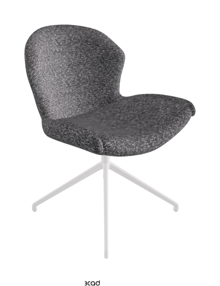 Cattelan Italia Rachel Turn Swivel Dining Armchair – Fabric