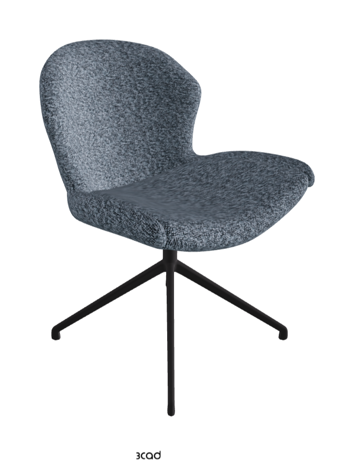 Cattelan Italia Rachel Turn Swivel Dining Armchair – Fabric
