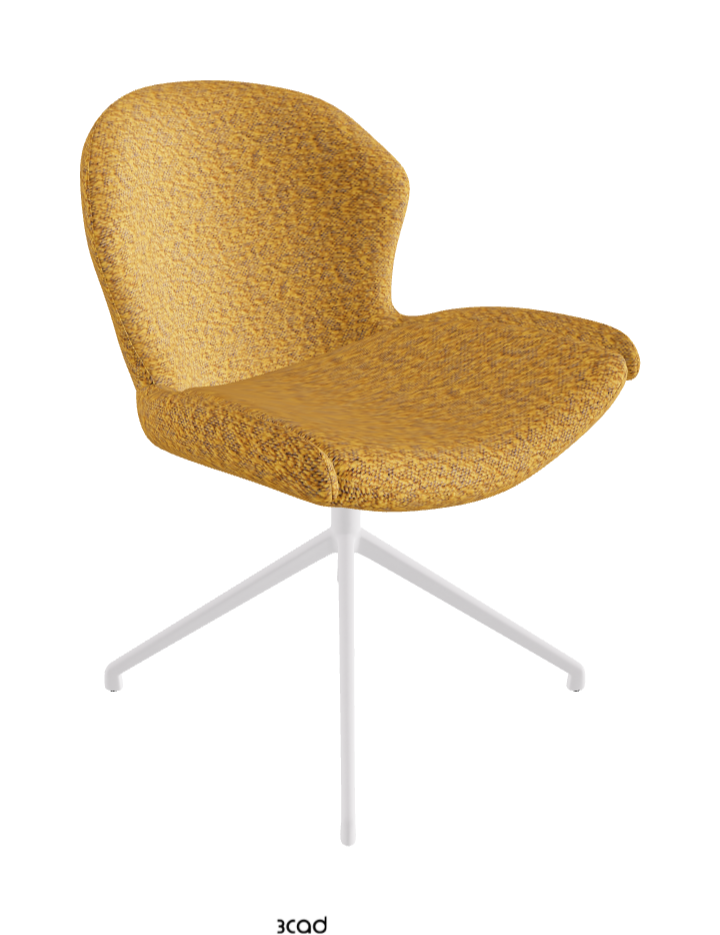 Cattelan Italia Rachel Turn Swivel Dining Armchair – Fabric