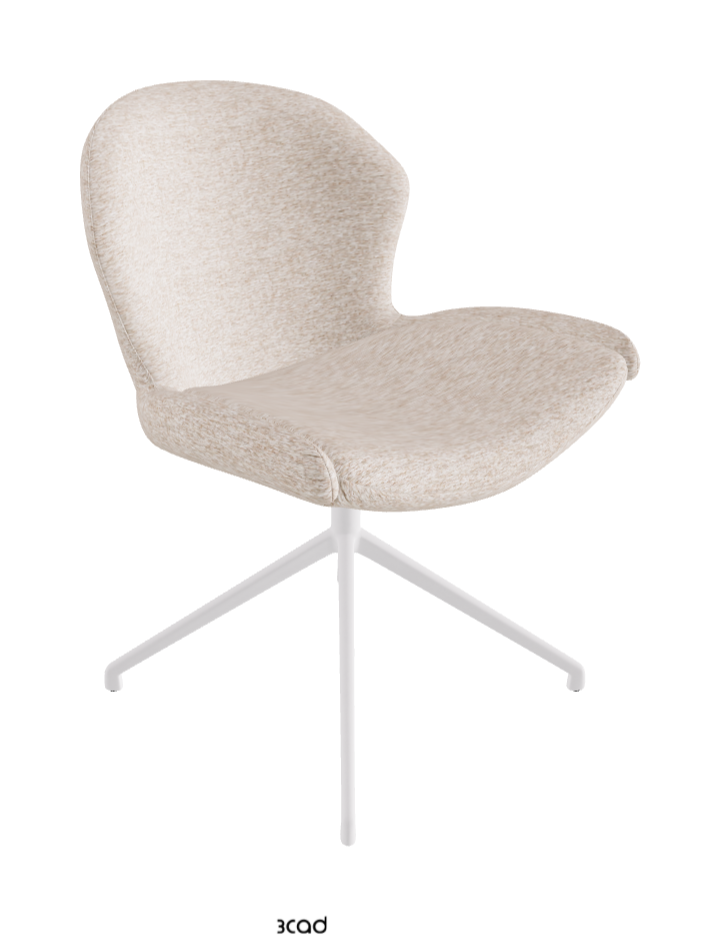 Cattelan Italia Rachel Turn Swivel Dining Armchair – Fabric