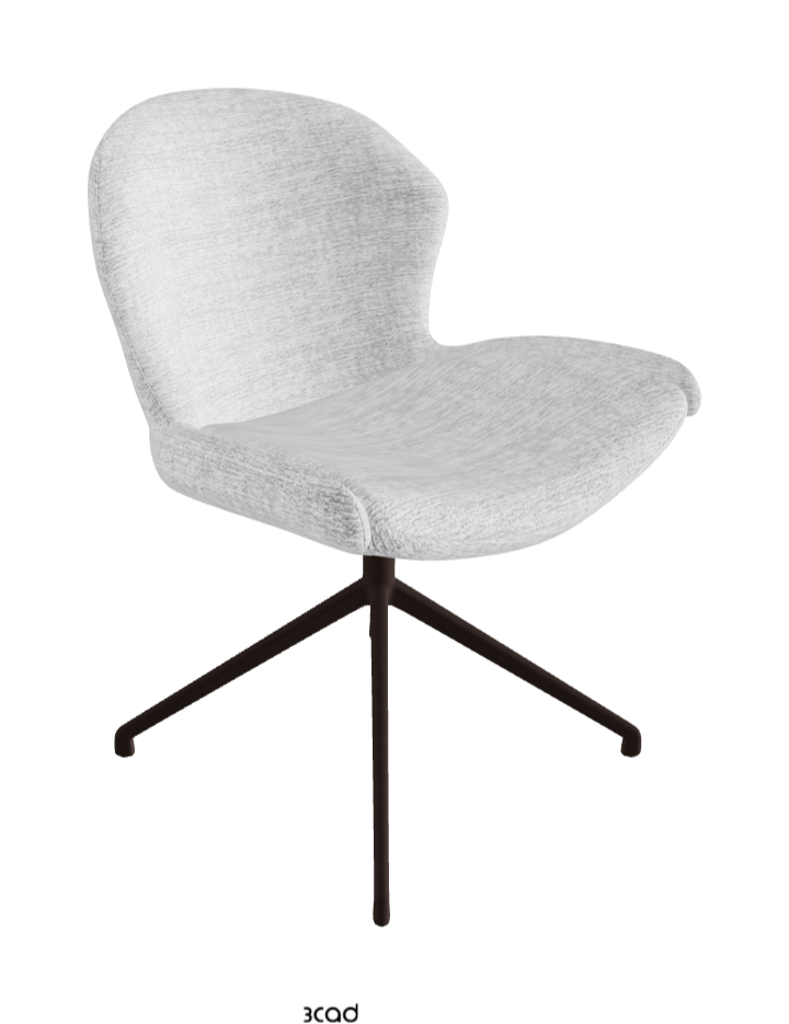 Cattelan Italia Rachel Turn Swivel Dining Armchair – Fabric
