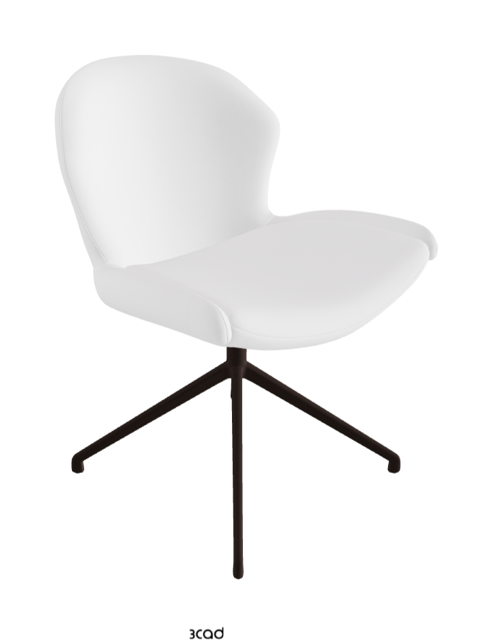 Cattelan Italia Rachel Turn Swivel Dining Armchair – Fabric