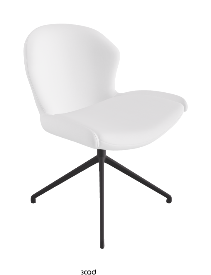 Cattelan Italia Rachel Turn Swivel Dining Armchair – Fabric
