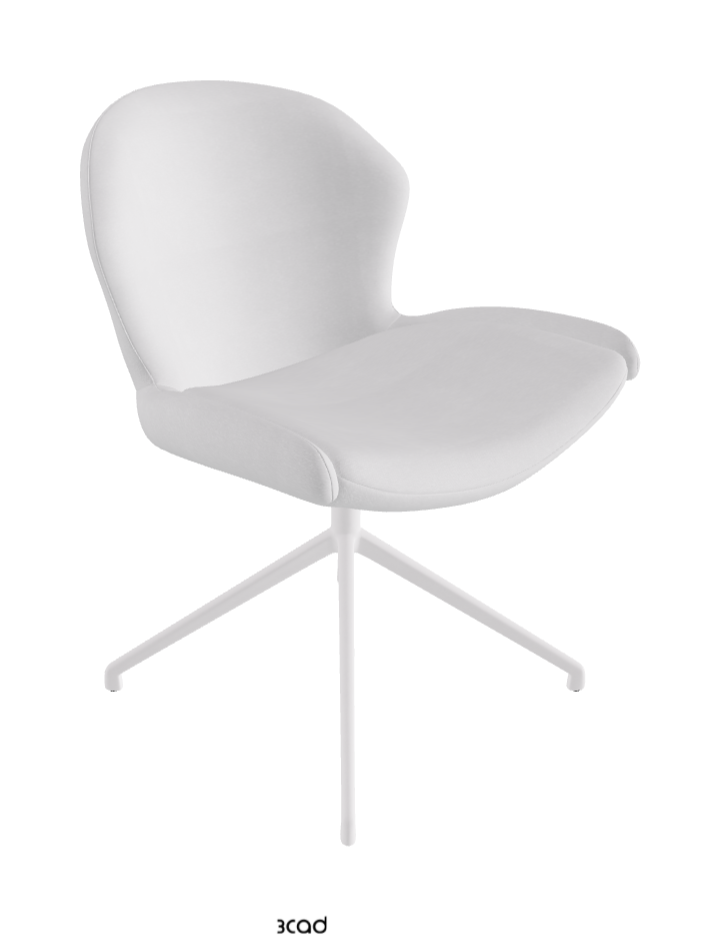Cattelan Italia Rachel Turn Swivel Dining Armchair – Fabric