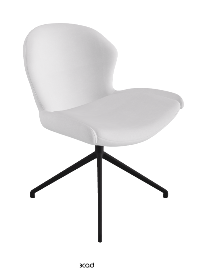 Cattelan Italia Rachel Turn Swivel Dining Armchair – Fabric