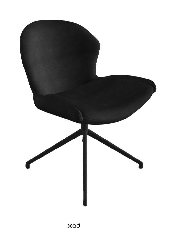 Cattelan Italia Rachel Turn Swivel Dining Armchair – Fabric
