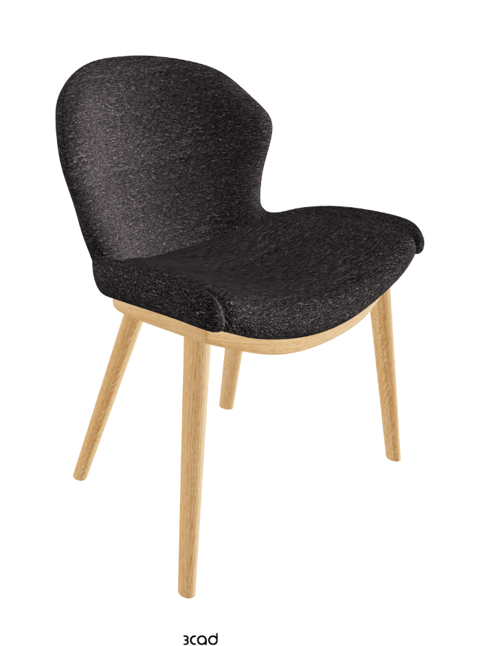 Rachel Wood Dining Armchair_Natural Ashwood_Fabric_B246