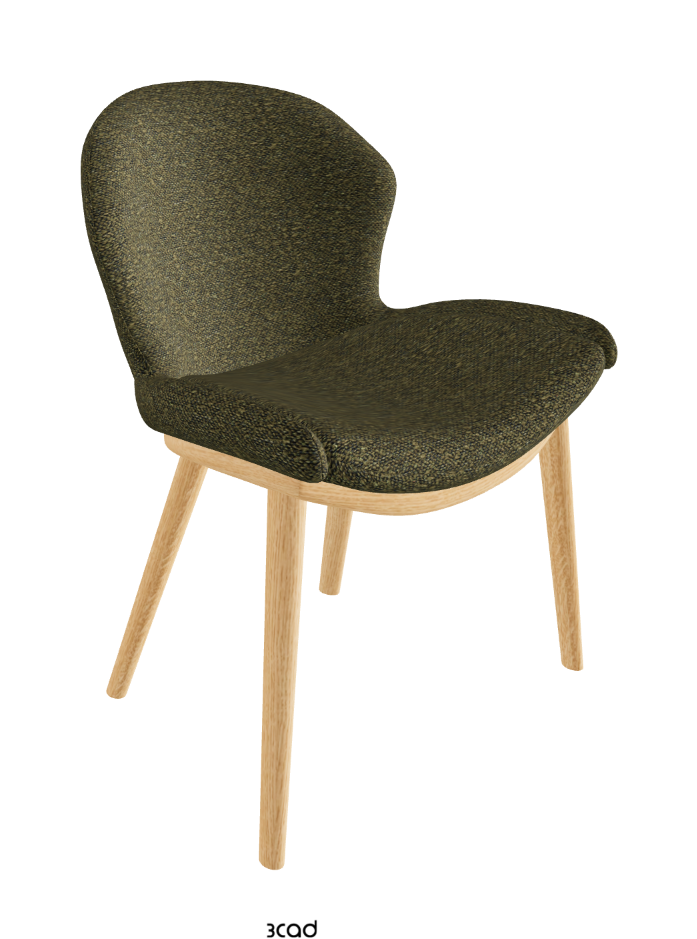 Rachel Wood Dining Armchair_Natural Ashwood_Fabric_B249