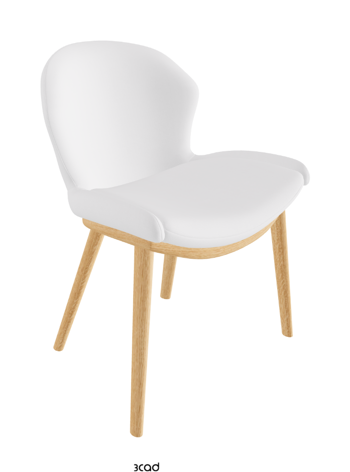 Rachel Wood Dining Armchair_Natural Ashwood_Fabric_B920