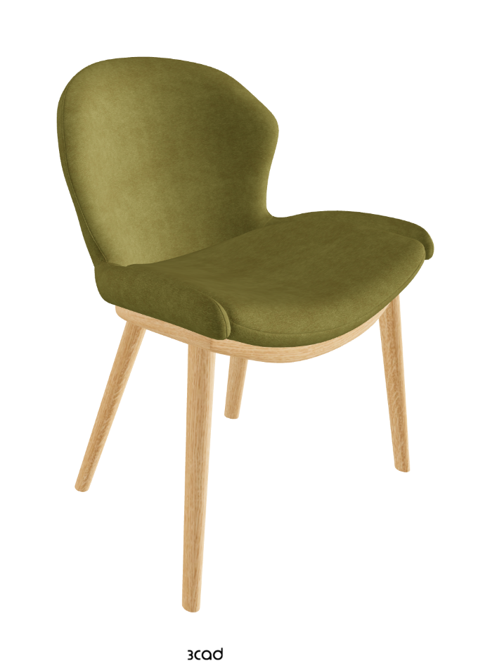 Rachel Wood Dining Armchair_Natural Ashwood_Fabric_B931