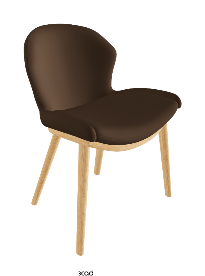 Rachel Wood Dining Armchair_Natural Ashwood_Soft Leather_Biscotto