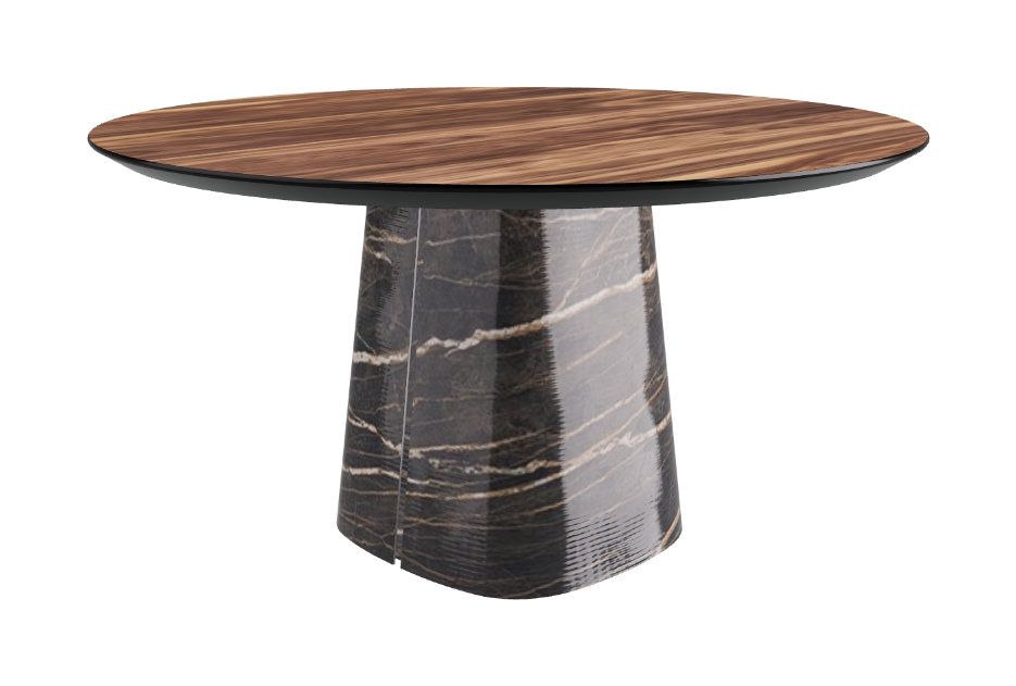 Cattelan Italia Rado Wood Round Dining Table