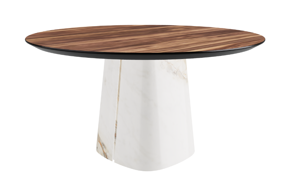Cattelan Italia Rado Wood Round Dining Table