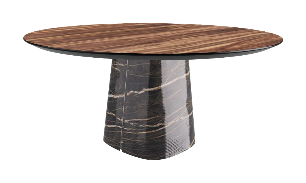 Cattelan Italia Rado Wood Round Dining Table