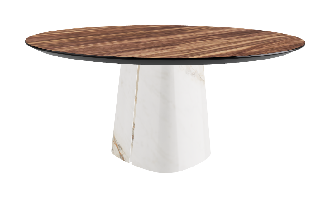 Cattelan Italia Rado Wood Round Dining Table