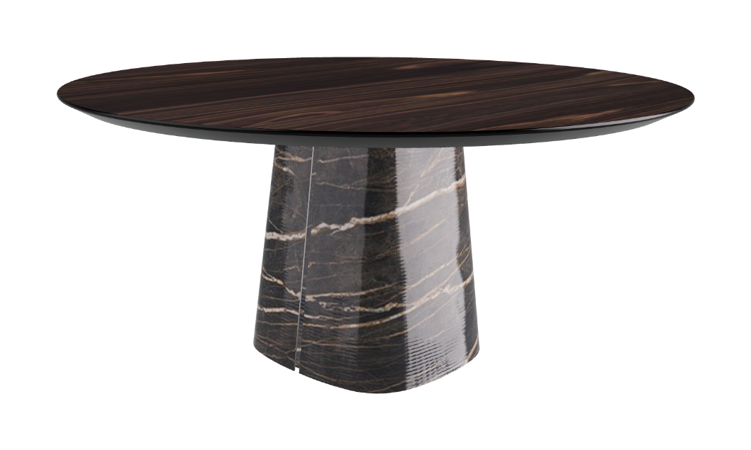 Cattelan Italia Rado Wood Round Dining Table