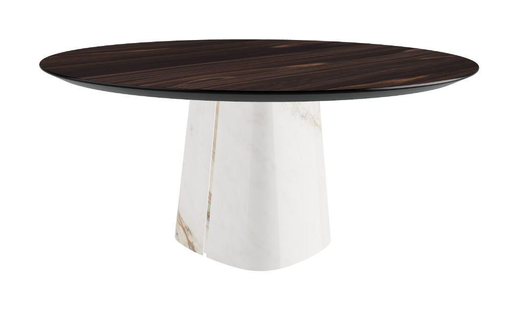 Cattelan Italia Rado Wood Round Dining Table