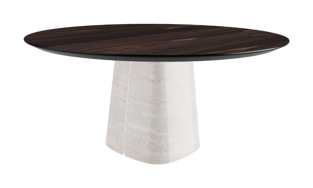 Cattelan Italia Rado Wood Round Dining Table