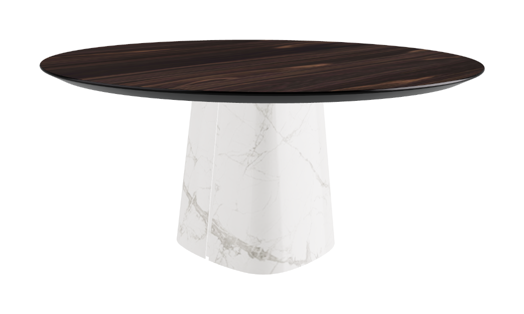 Cattelan Italia Rado Wood Round Dining Table