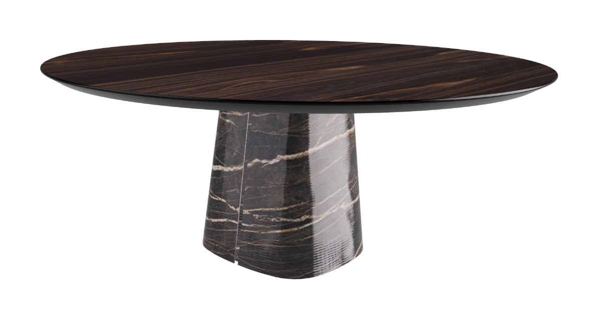 Cattelan Italia Rado Wood Round Dining Table