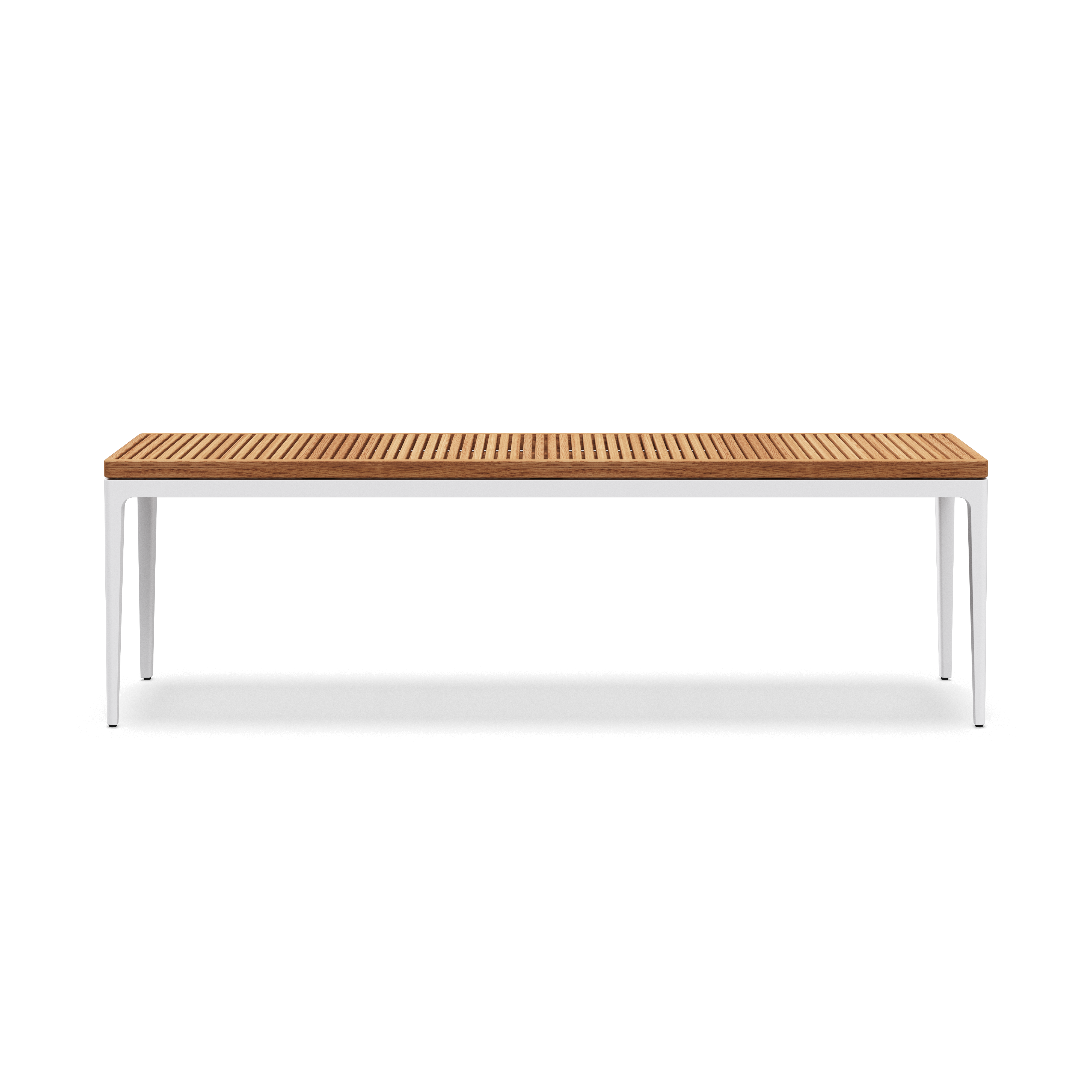 Gloster Grid Large Console Table - Teak Top