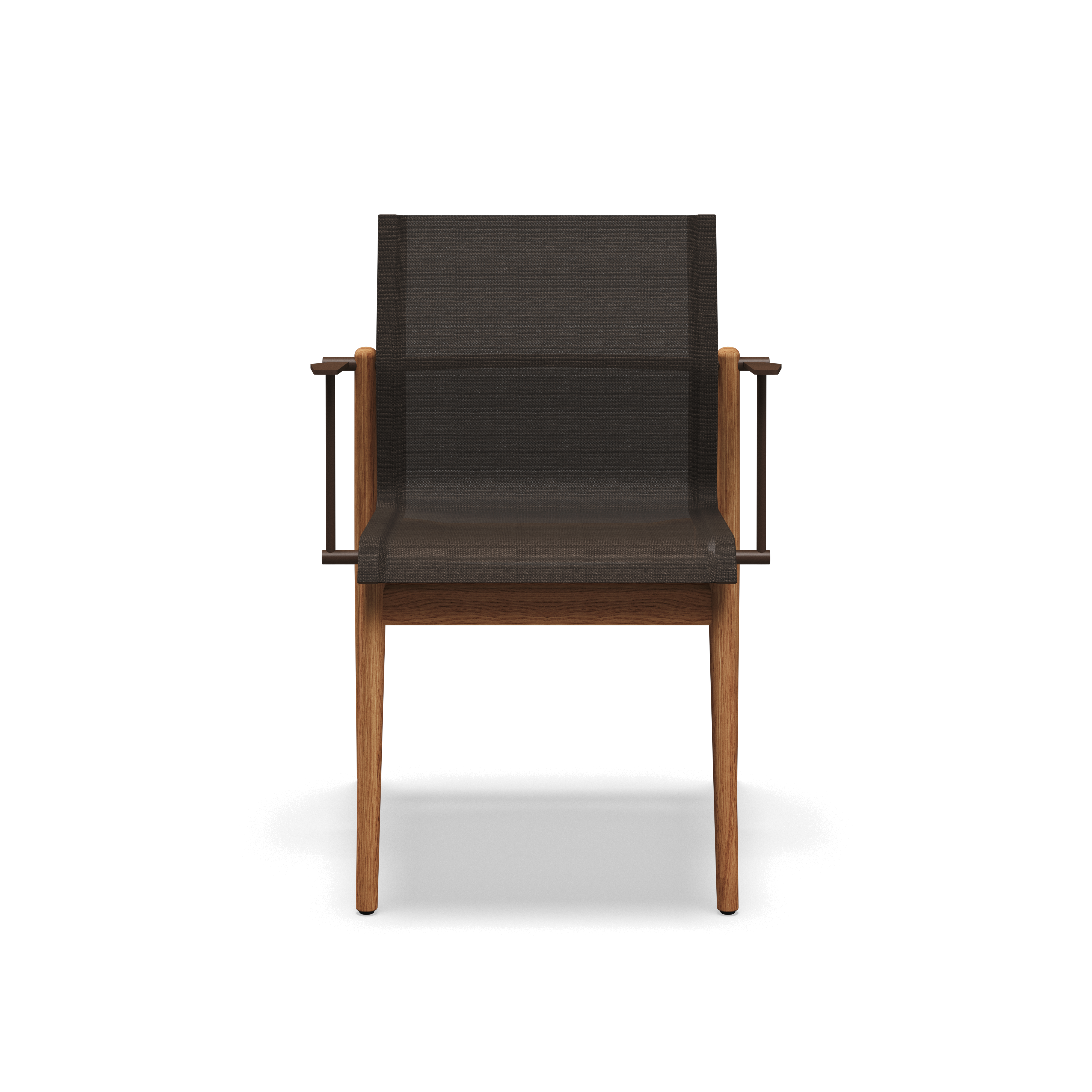 Gloster  Sway Teak Stacking Chair with Arms