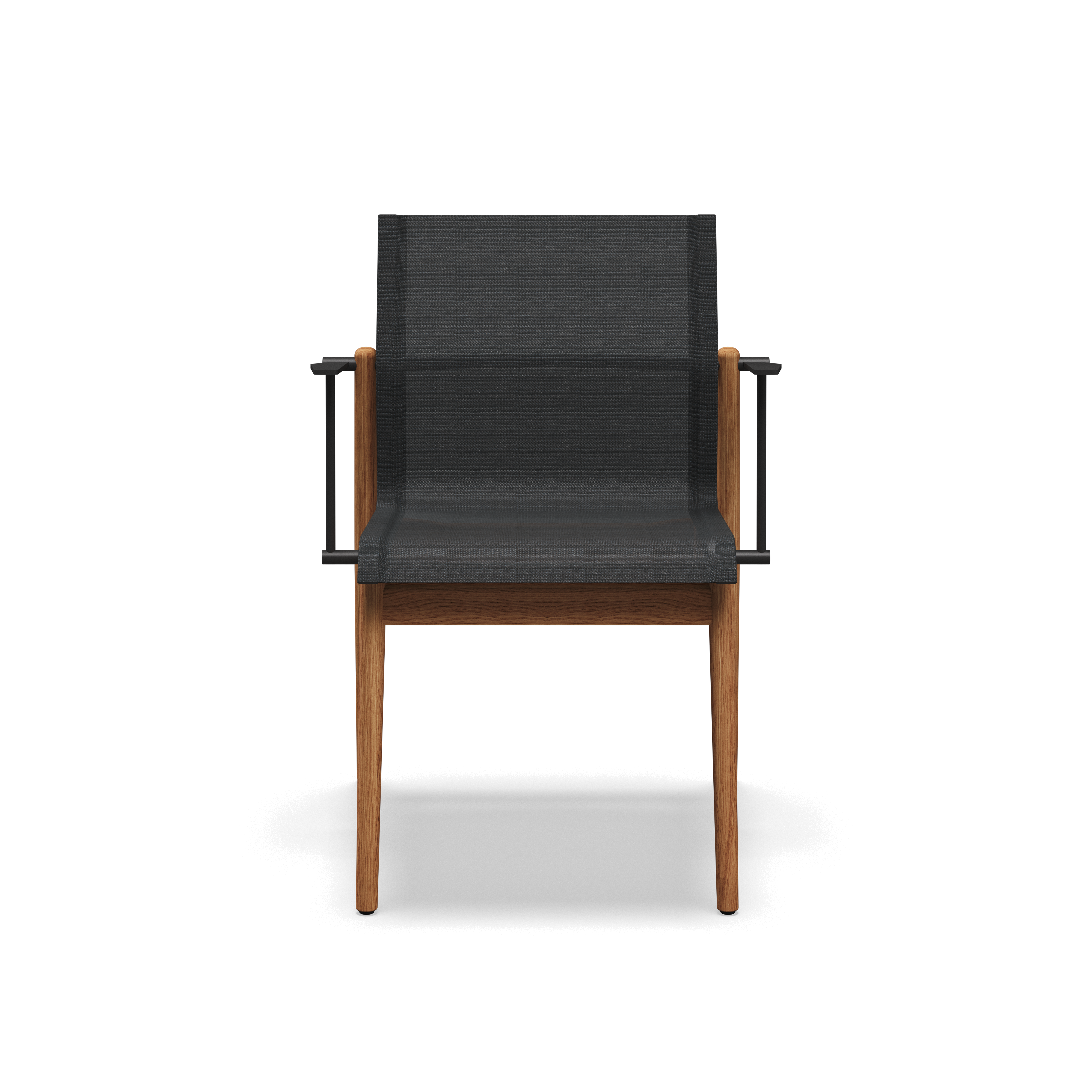 Gloster  Sway Teak Stacking Chair with Arms