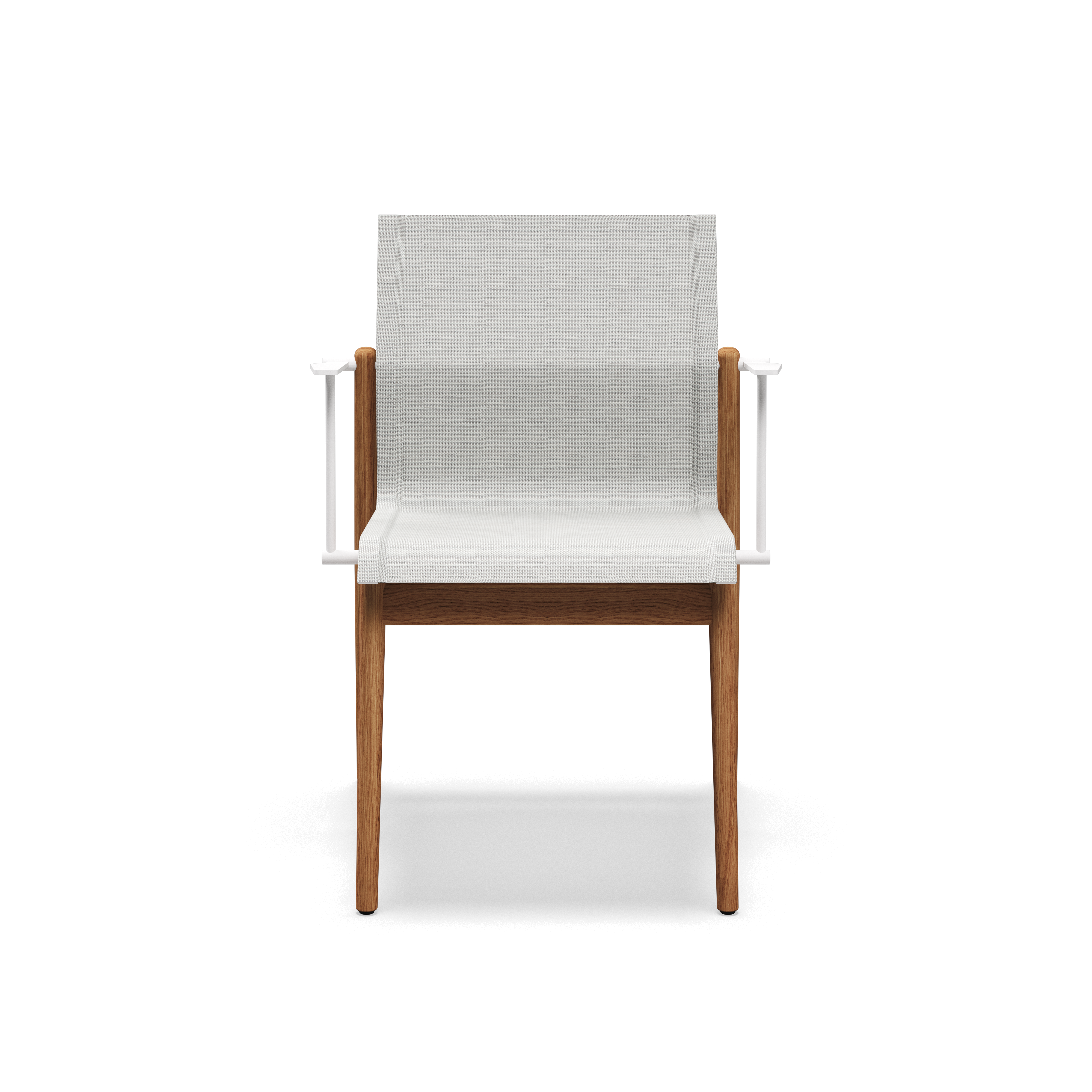 Gloster  Sway Teak Stacking Chair with Arms