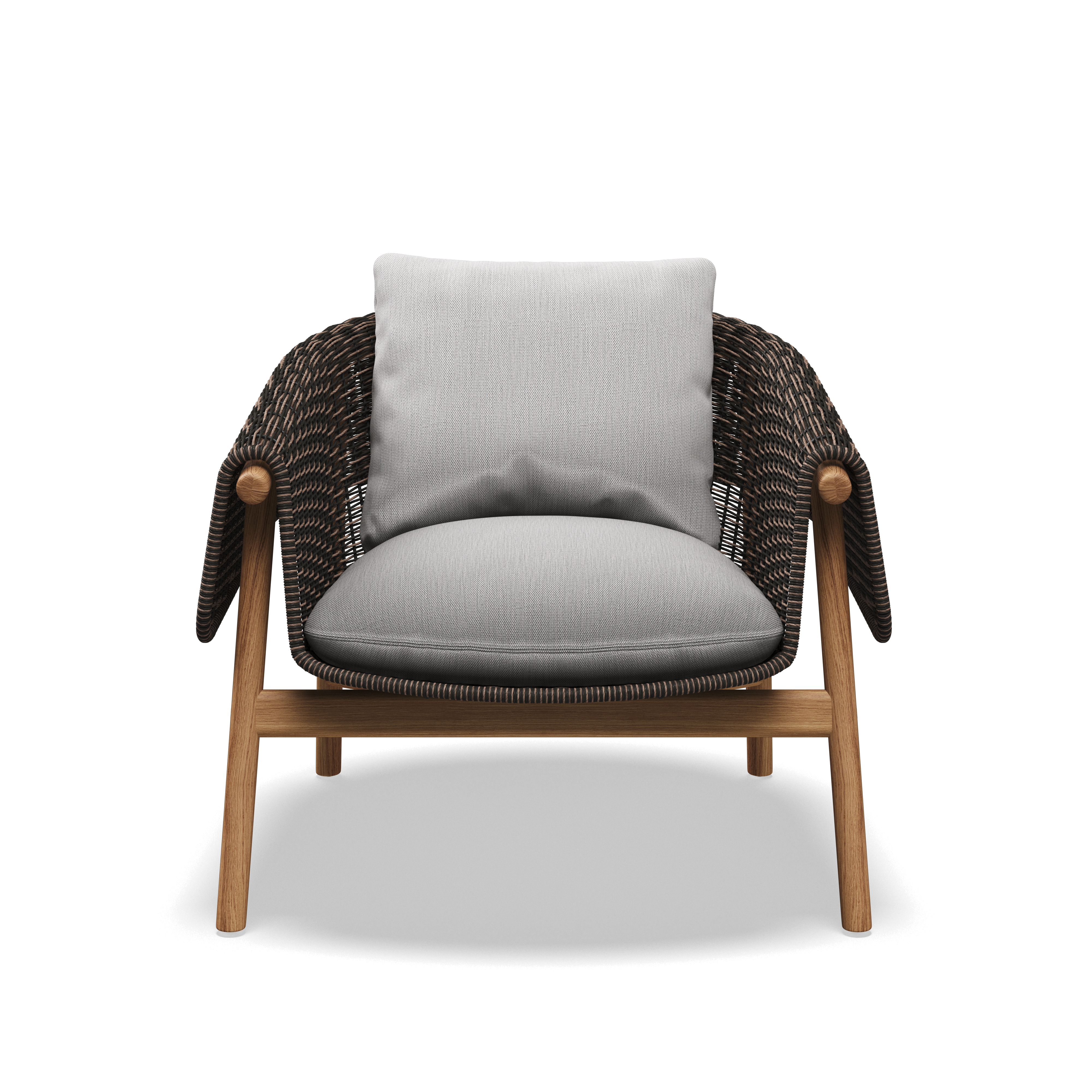 Gloster Wrap Teak Lounge Chair