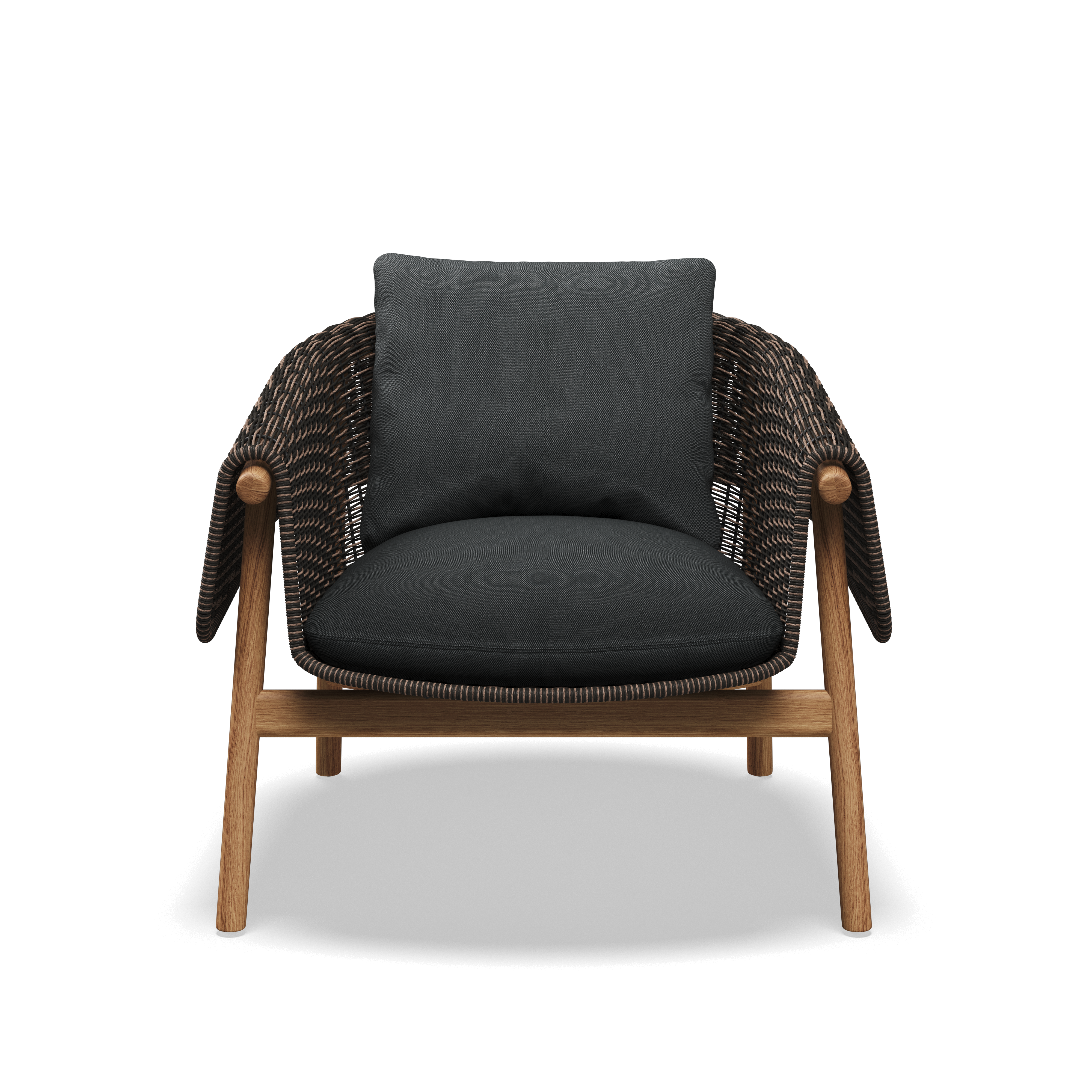 Gloster Wrap Teak Lounge Chair