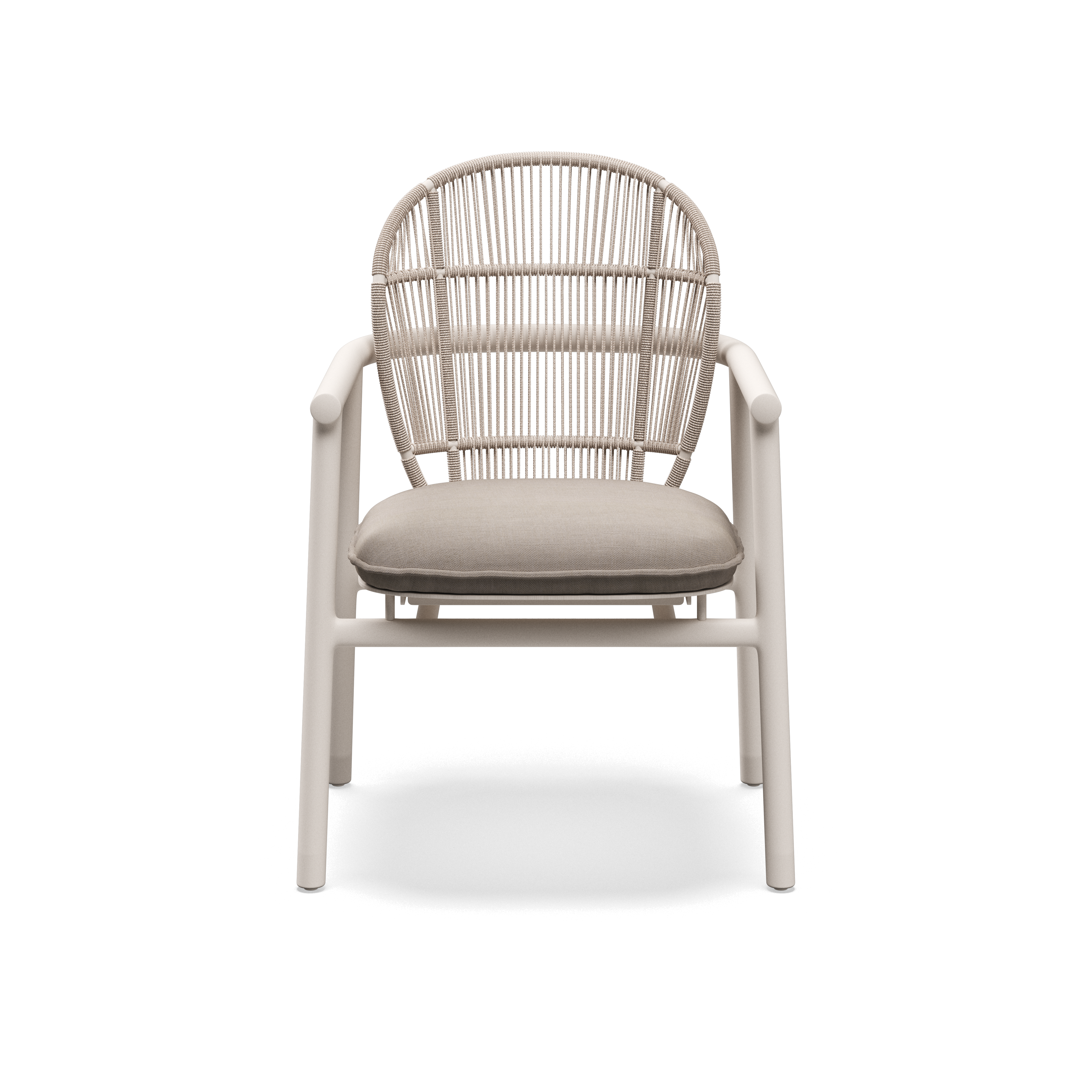 Gloster Fern Aluminium Dining Chair with Arms