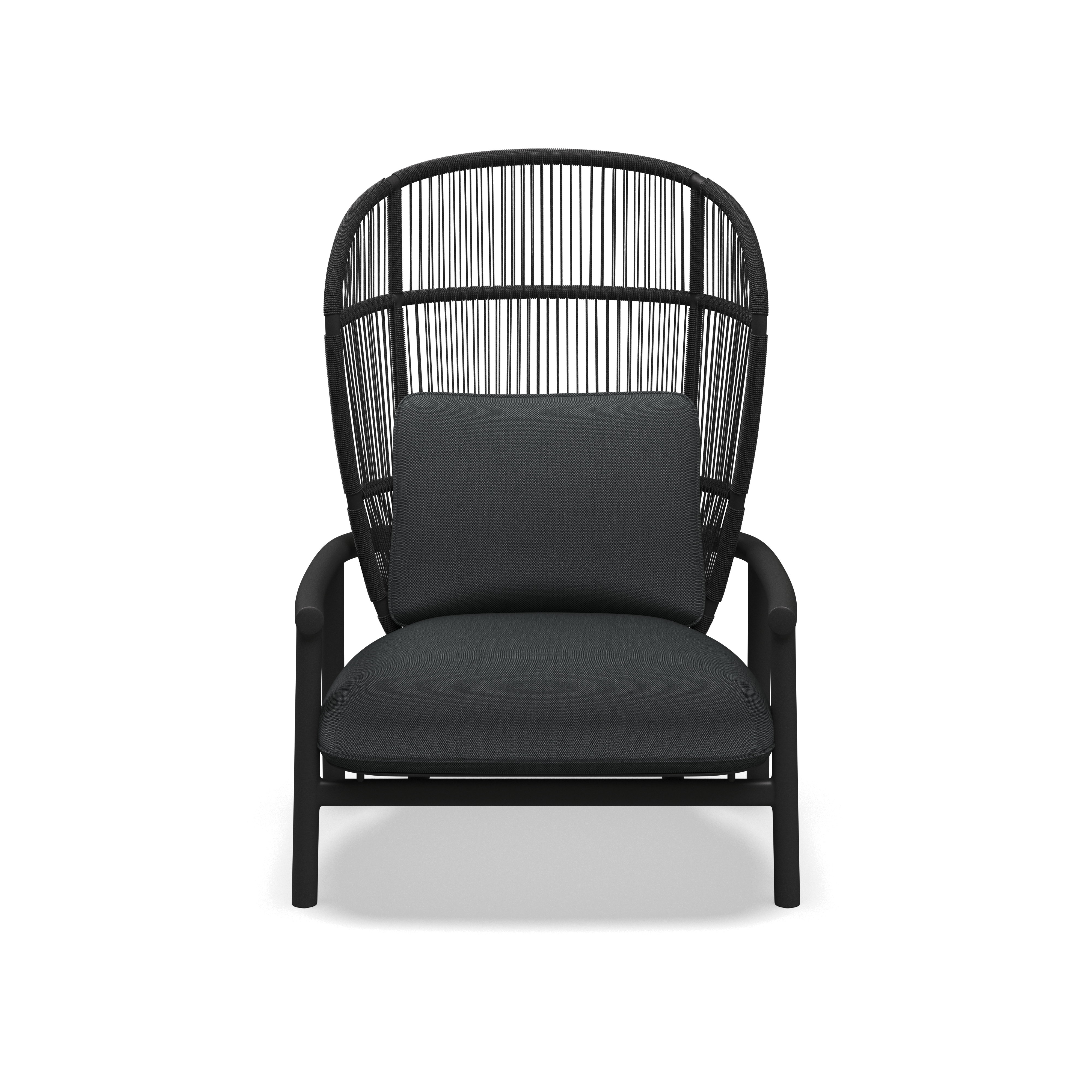 Gloster Fern Aluminium High Back Lounge Chair